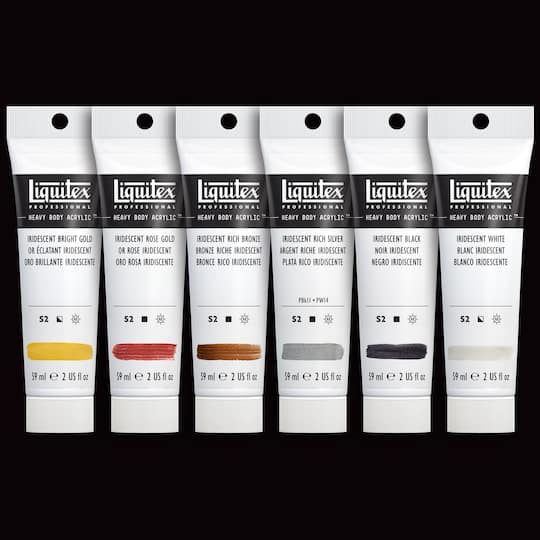 Liquitex® 6 Iridescents Heavy Body Acrylic Paint Set